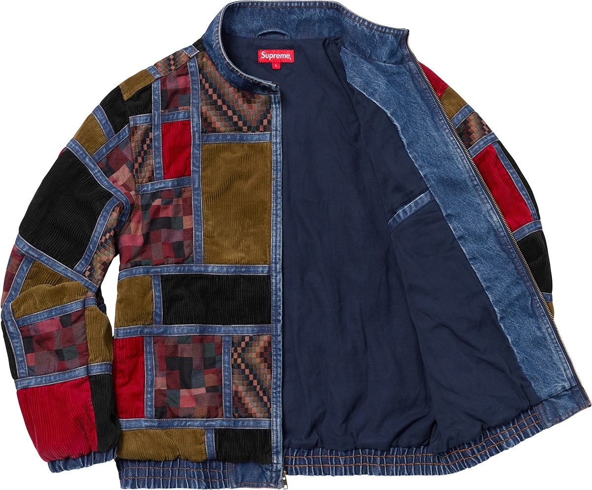 Corduroy Patchwork Denim Jacket view 6
